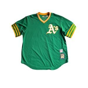 Oakland A’s Reggie Jackson #9 Majestic Cooperstown Collection Jersey Size XL